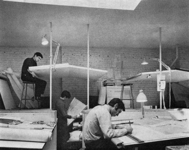 Vintage Photos That Show What Life Was Like Before AutoCAD Was Invented (19 pics)