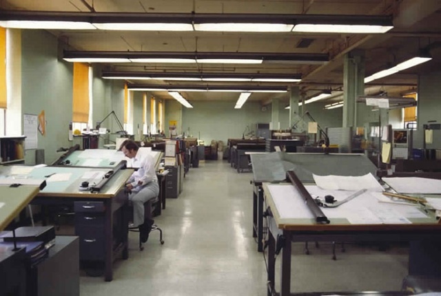 Vintage Photos That Show What Life Was Like Before AutoCAD Was Invented (19 pics)