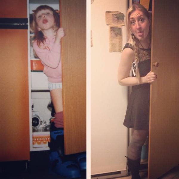 Childhood Photo Recreations (23 pics)