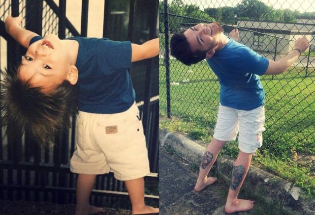 Childhood Photo Recreations (23 pics)
