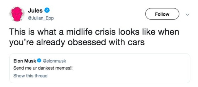 When Elon Musk Asks For “Dank Memes” (14 pics)