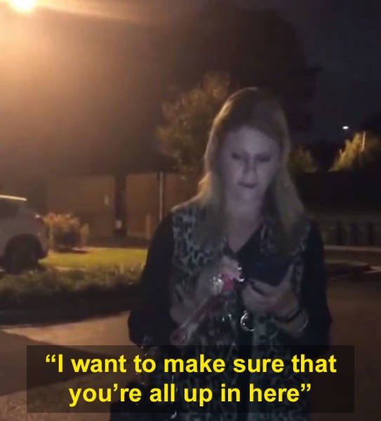 Drunk Woman Verbally Attacks Two Black Sisters Outside Their Own House, Probably Regrets It Now (18 pics + video)
