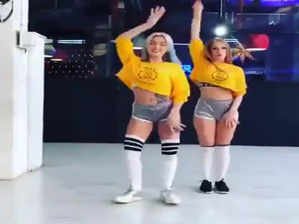 Two Girls Dancing Hot