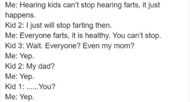 Deaf Kid Did Not Realize That Others Hear Him Fart (7 pics)