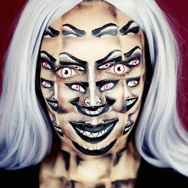 Very Scary Halloween Makeup (40 pics)