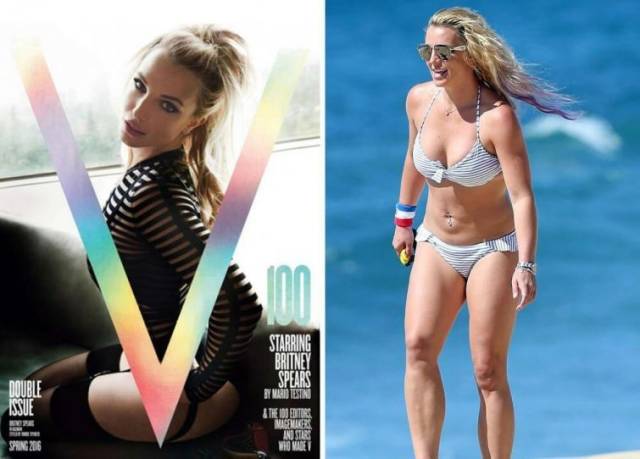 Celebrities In Real Life Vs Magazine Covers (22 pics) Celebrities In Real Life Vs Magazine Covers (22 pics)