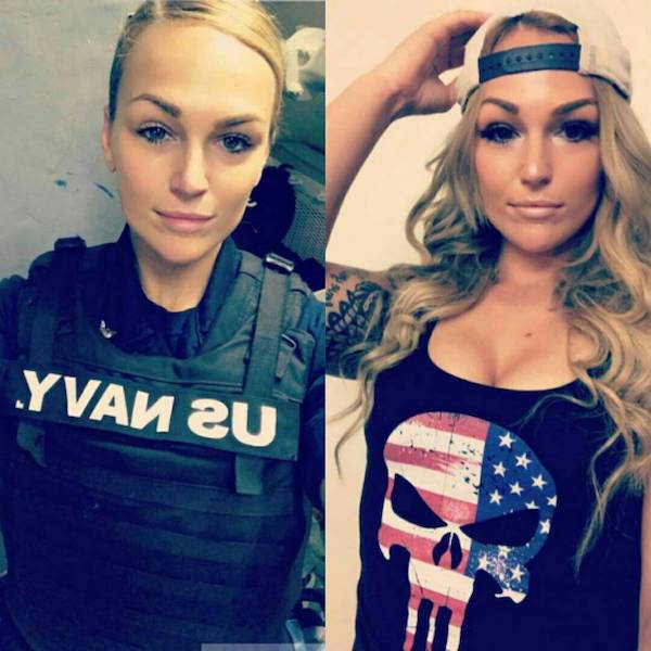 Girls With And Without Uniform (30 pics)