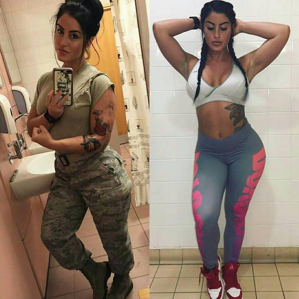 Girls With And Without Uniform (30 pics)