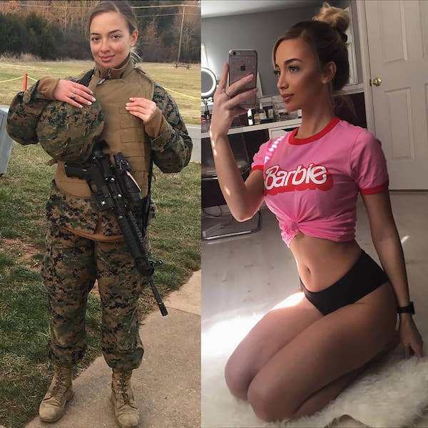 Girls With And Without Uniform (30 pics)