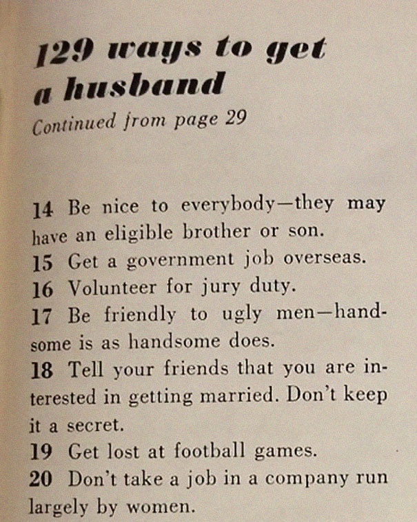 129 Ways To Get A Husband (24 pics)