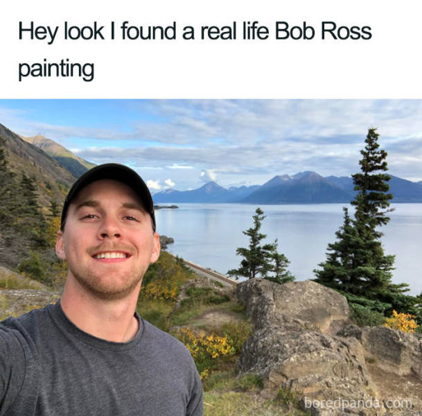 Bob Ross Memes (44 pics)