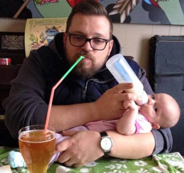 When You Leave Kids With Dad (40 pics)