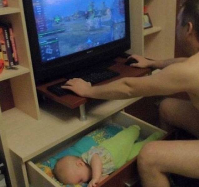 When You Leave Kids With Dad (40 pics)