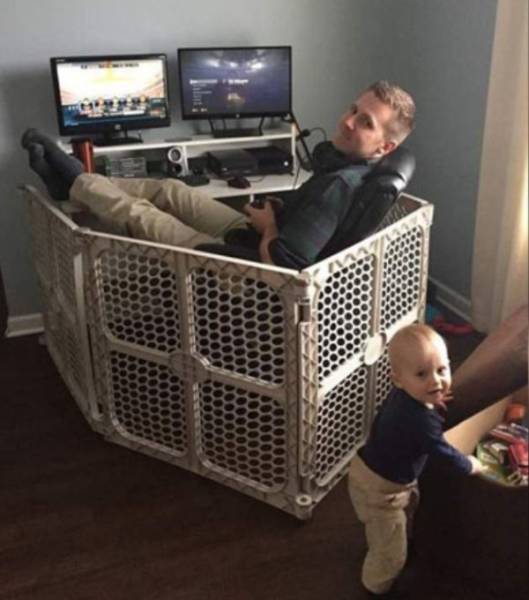 When You Leave Kids With Dad (40 pics)