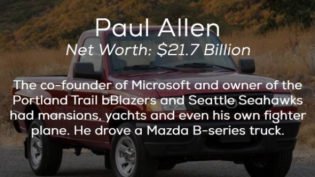 Cars Of These Billionaires Are Not That Expensive (17 pics)