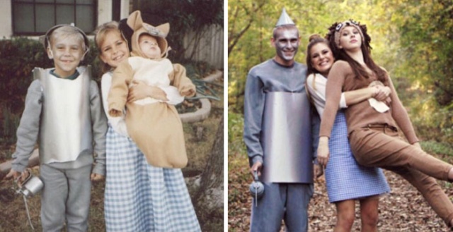 Then And Now Family Photos (20 pics)