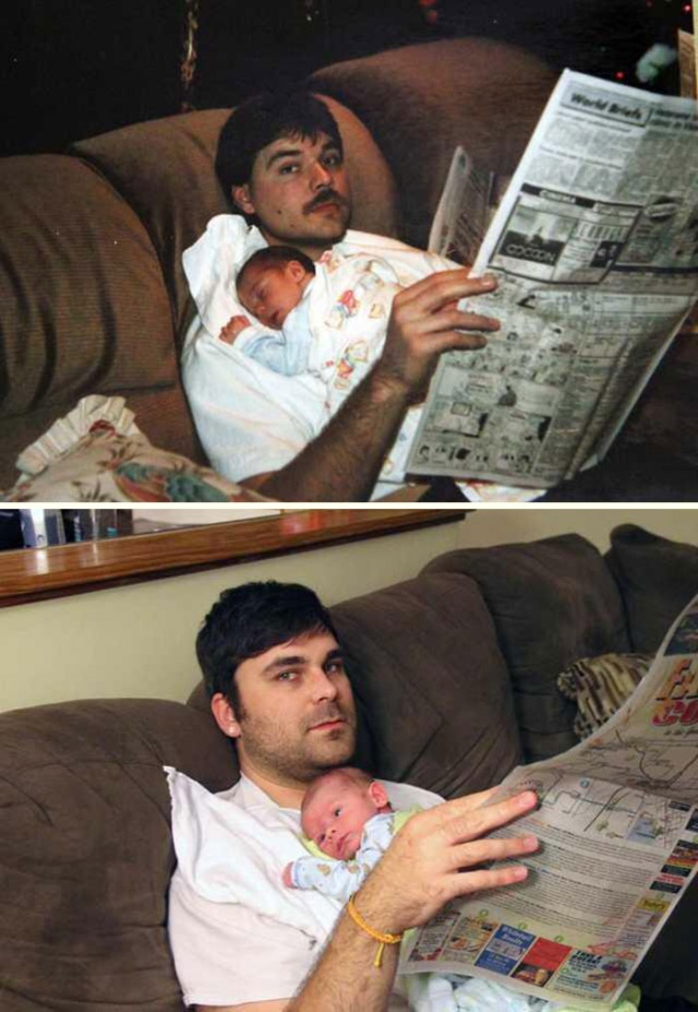 Then And Now Family Photos (20 pics)