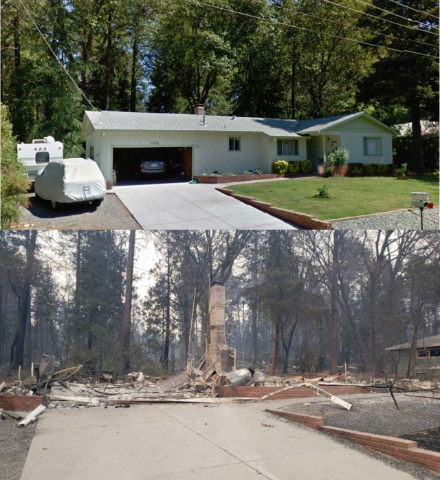 California Before And After The Wildfire (28 pics)