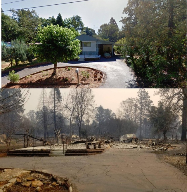 California Before And After The Wildfire (28 pics)