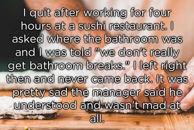 Reasons People Had Enough And Quit Their Jobs (9 pics)