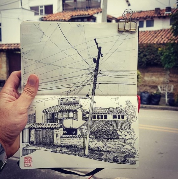 Architect Sketches The World Around Him (23 pics)