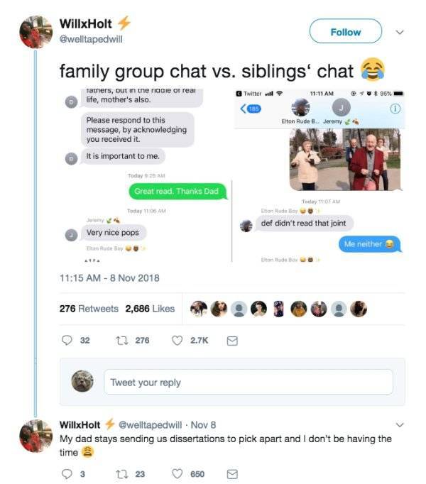 Family Group Chats (22 pics)