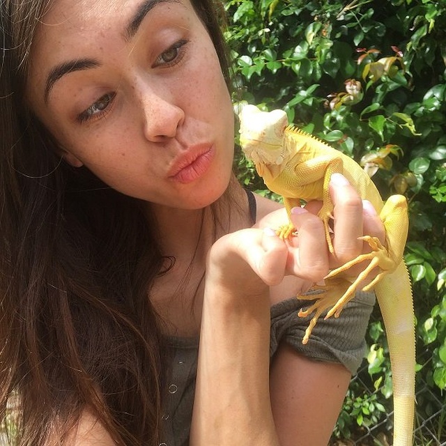 Girl And Reptiles (18 pics)