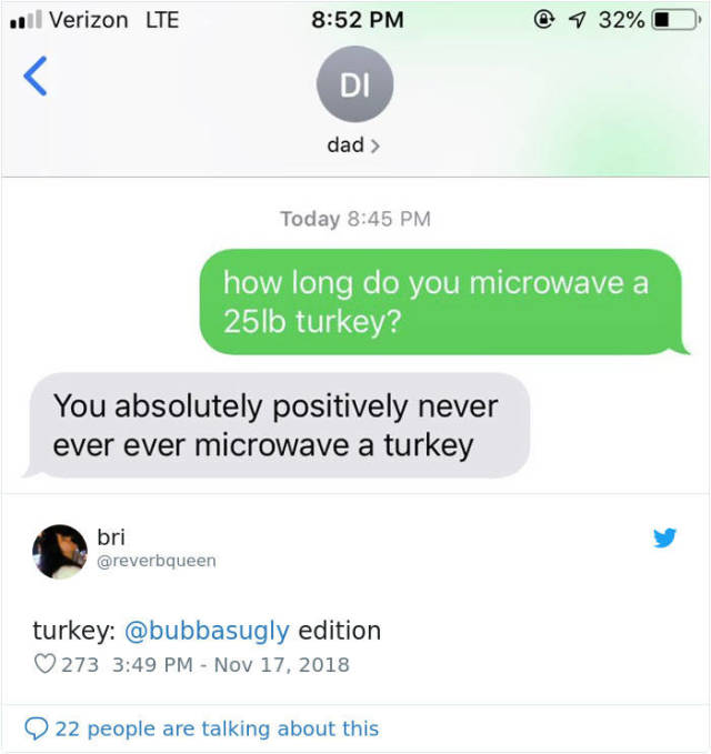 Ask Your Parents How To Cook A Turkey In A Microwave (32 pics)