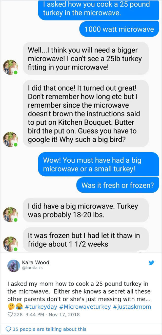 Ask Your Parents How To Cook A Turkey In A Microwave (32 pics)