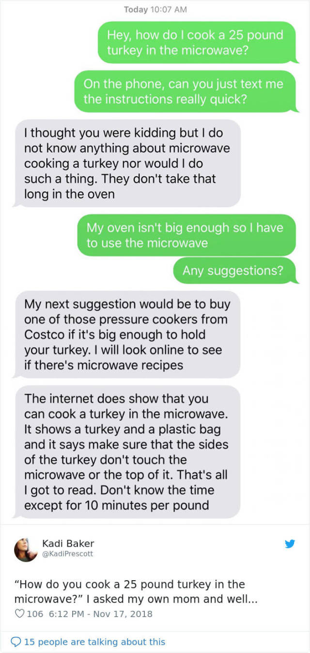 Ask Your Parents How To Cook A Turkey In A Microwave (32 pics)
