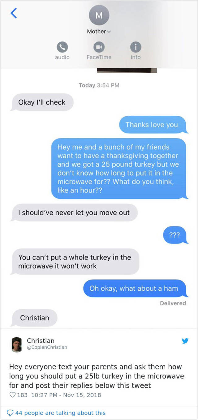 Ask Your Parents How To Cook A Turkey In A Microwave (32 pics)