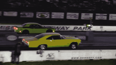 Old vs New Muscle Cars Battle (15 gifs)