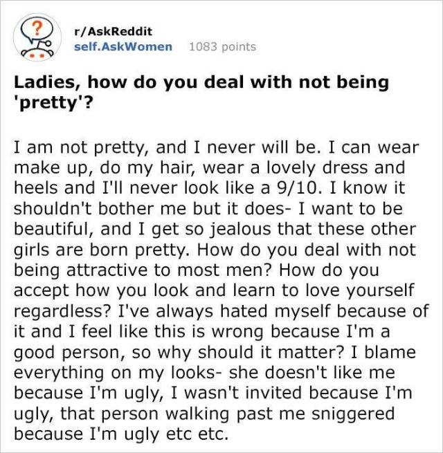 Man Explains Why Being Perfectly Pretty Is Not Really Necessary For Women (5 pics)