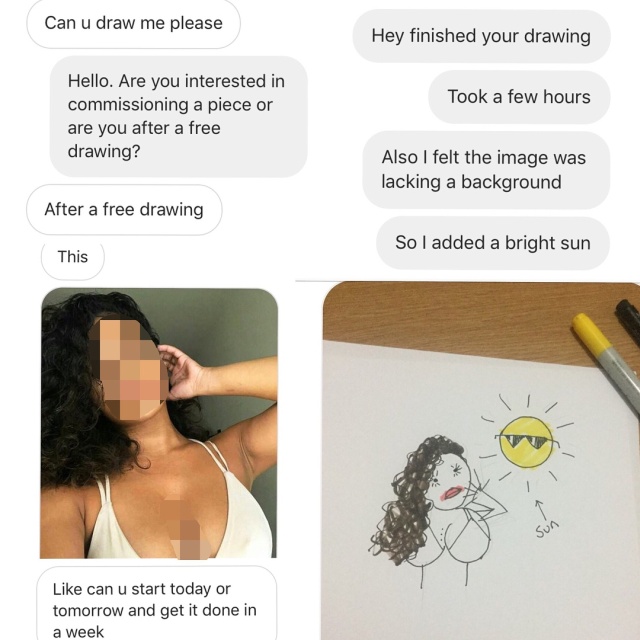 Artist Jon Arton Trolls People Who Ask For A Free Portrait (12 pics)