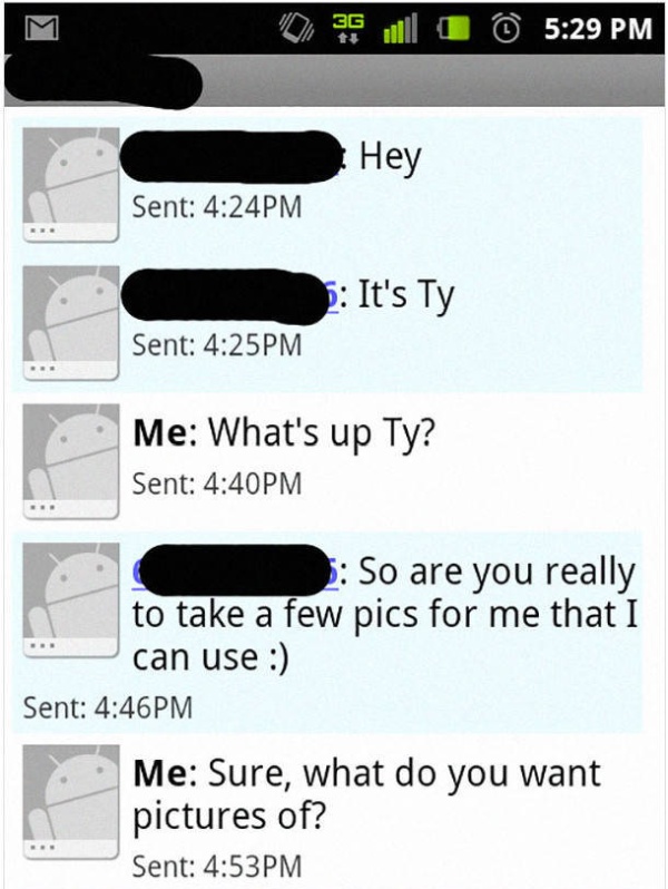 Don’t Ask For Topless Photos If You’re Not Sure Whether You Have The Correct Number (3 pics)