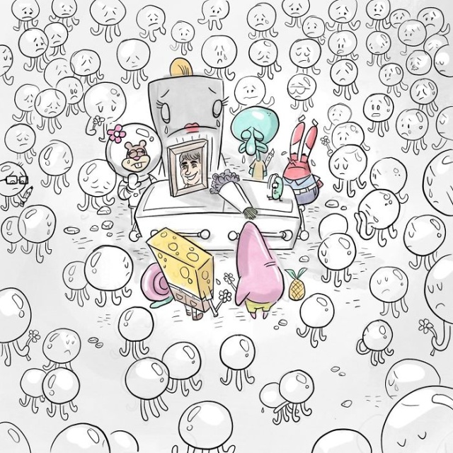 Best Fan Tributes To The Late ‘SpongeBob Squarepants’ Creator Stephen Hillenburg (30 pics)