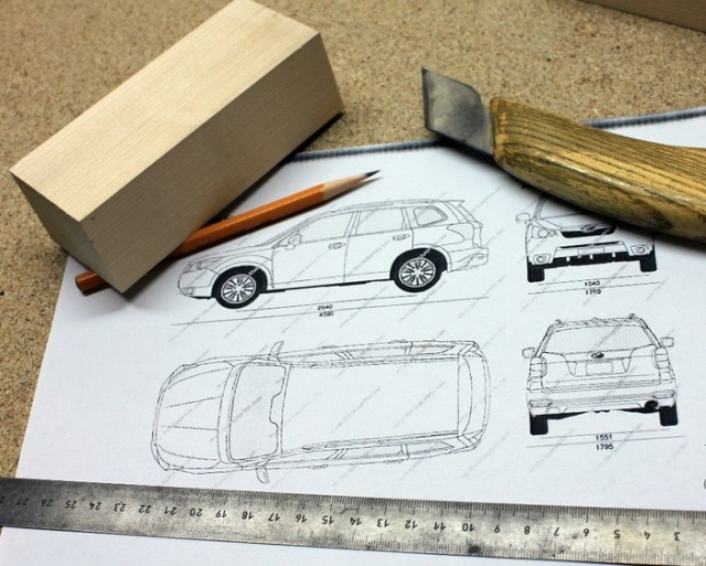 Create Wooden Subaru Forester