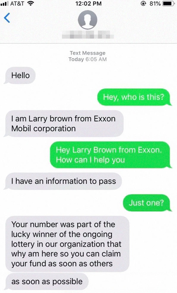 One Guy Trolls A Scammer (12 pics)