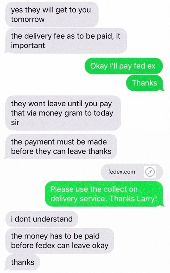 One Guy Trolls A Scammer (12 pics)