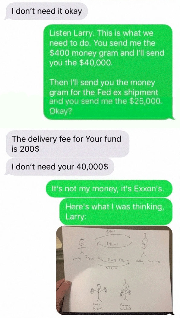 One Guy Trolls A Scammer (12 pics)