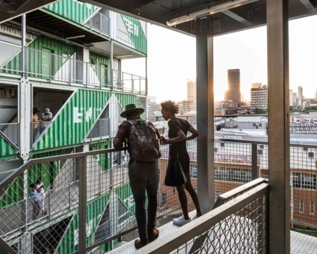 Residential Building in South Africa Made Out of 140 Upcycled Shipping Containers (13 pics)