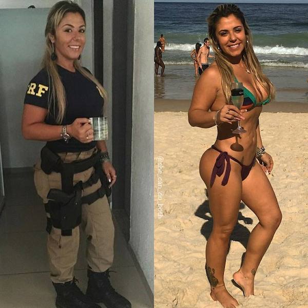 Hot Girls With And Without Uniform (27 pics)