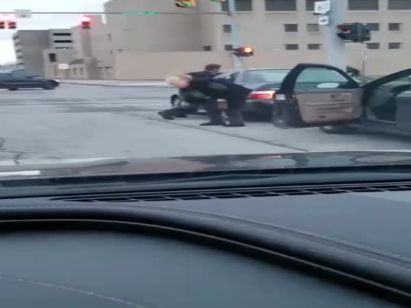 Crazy Road Rage Fight