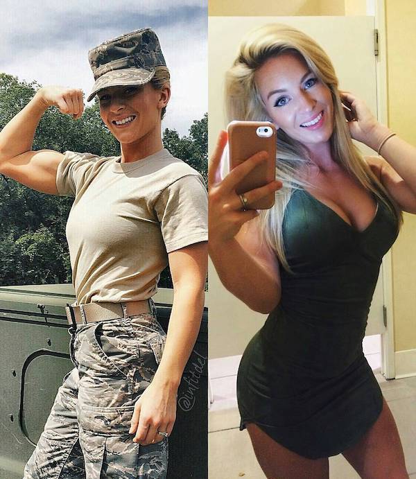 Girls With And Without Uniform (30 pics)