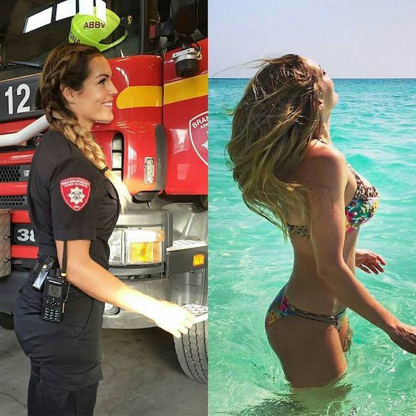 Girls With And Without Uniform (30 pics)