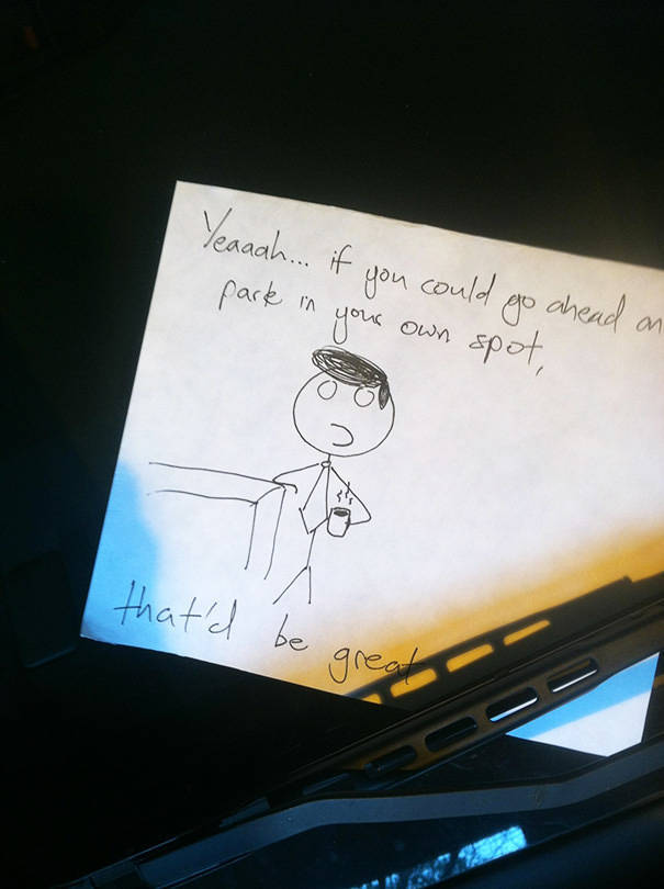 Passive Aggression Parking Notes (30 pics)