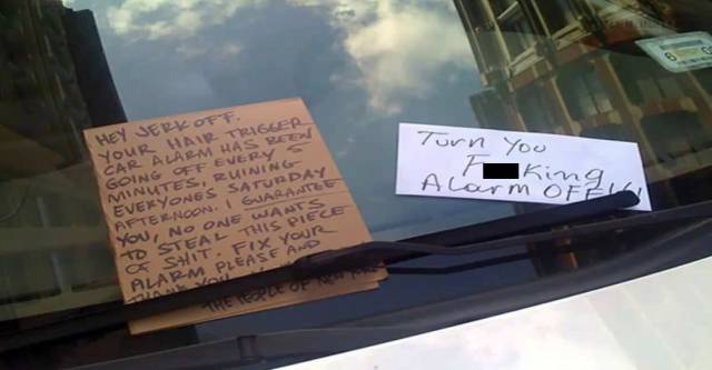Passive Aggression Parking Notes (30 pics)