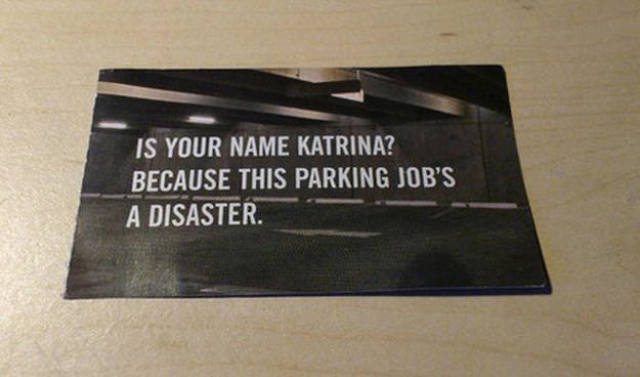 Passive Aggression Parking Notes (30 pics)