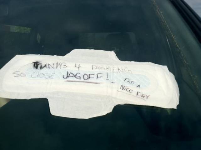 Passive Aggression Parking Notes (30 pics)
