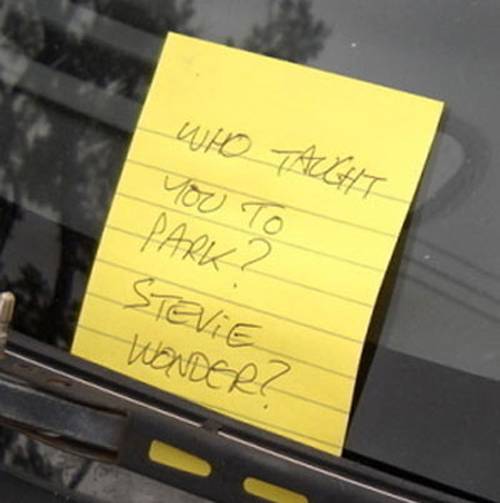 Passive Aggression Parking Notes (30 pics)